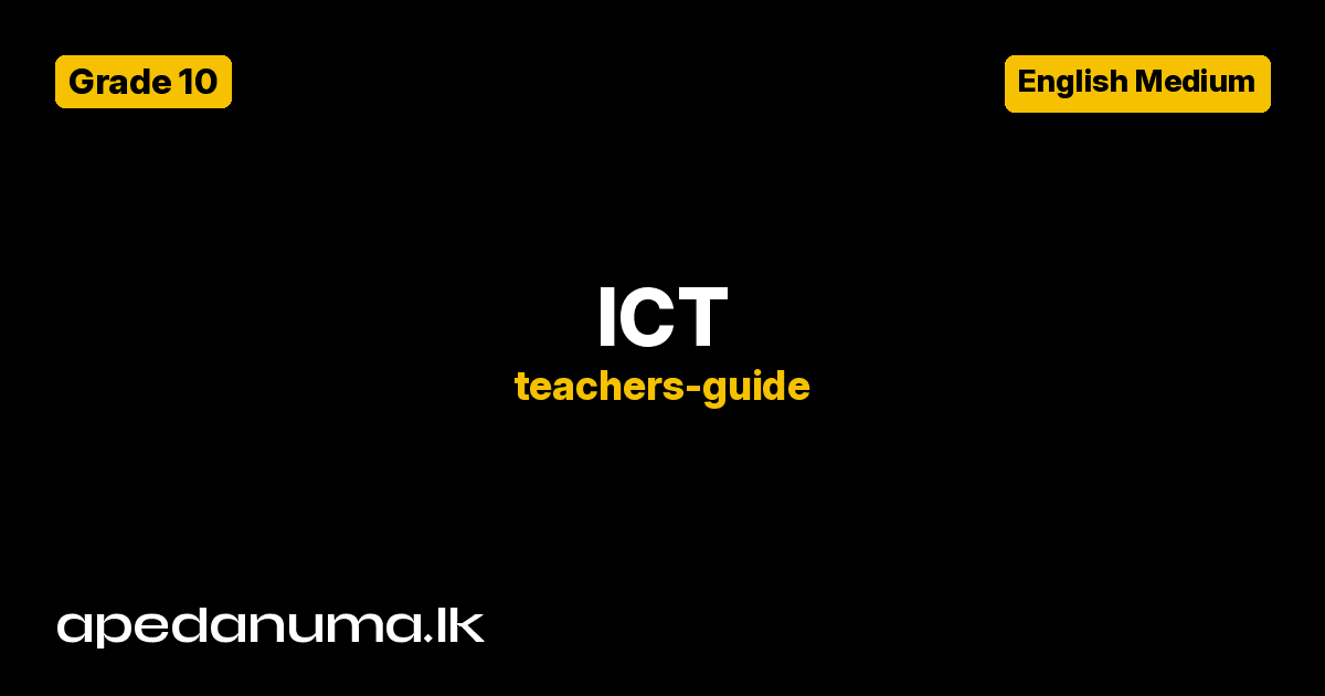 Grade 10 Information and Communication Technology ICT Teacher's Guide Revised 2026
